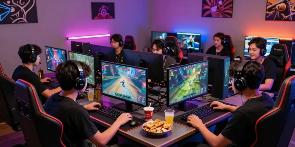 Players experiencing the excitement of kecak4d in a vibrant gaming setup.