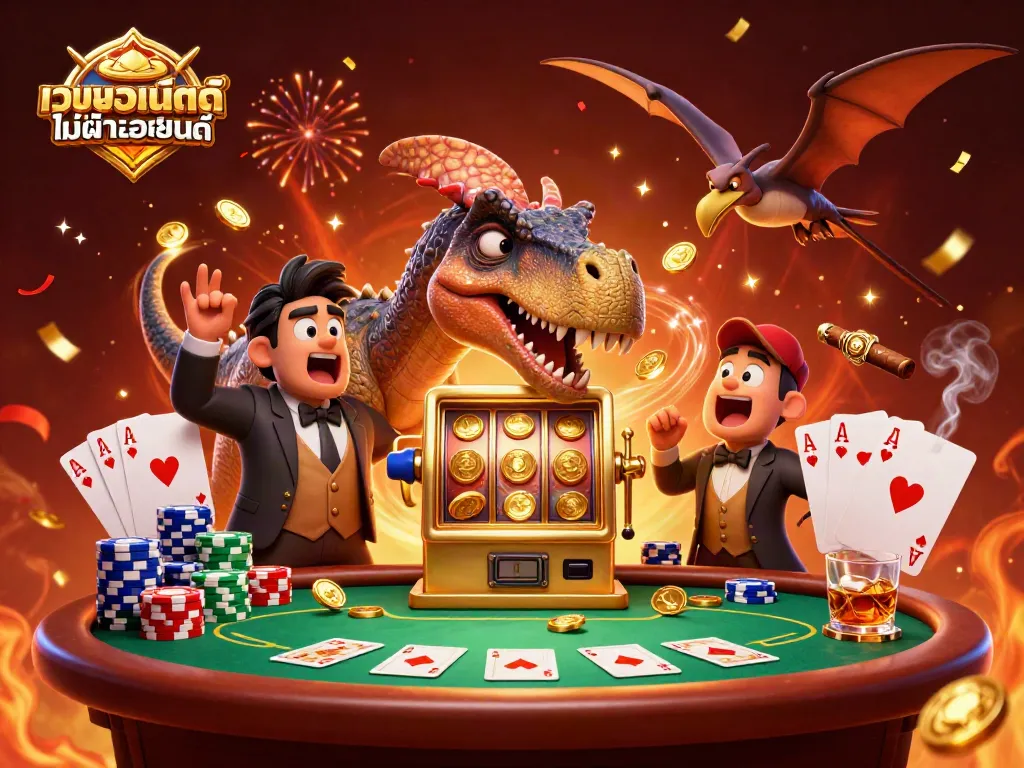 การหมุนของเครื่องสล็อตใน เว็บพนันออนไลน์ ไม่ผ่านเอเย่นต์ พร้อมกับการเฉลิมฉลองของผู้เล่น