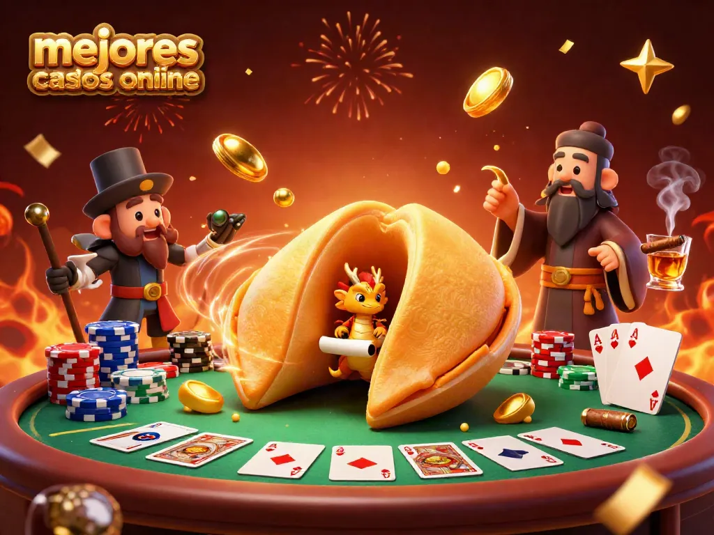Disfruta de la emoción de los mejores casinos online con una ilustración mágica de póker.