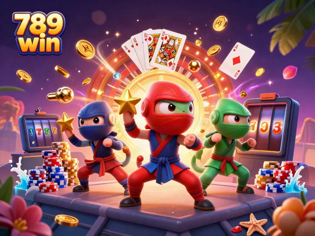 Experience the thrilling world of 789 win with chameleon ninjas and exciting casino elements.