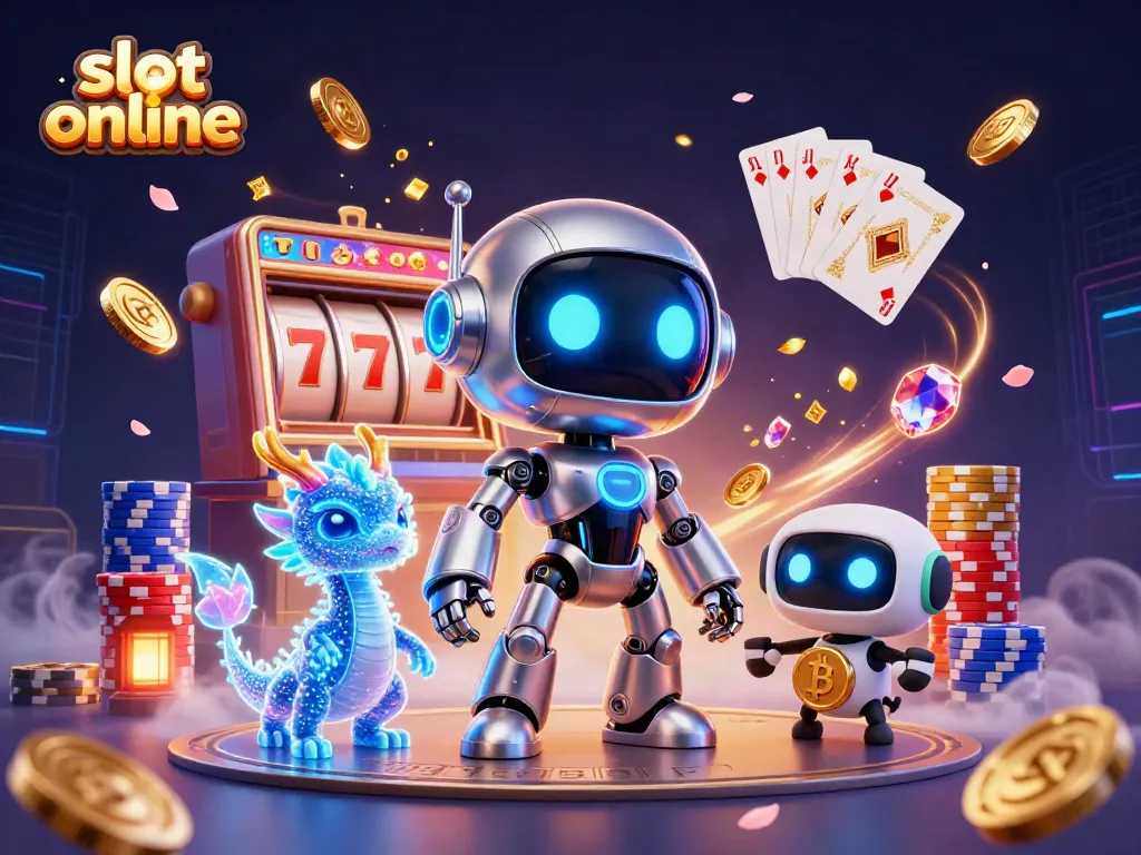 Engage in thrilling online slot gaming with dynamic characters and sparkling visuals in the crypto casino world.