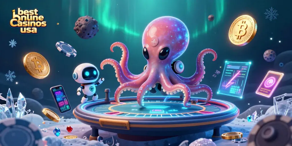 Experience the best online casinos usa with vibrant alien gaming and cryptocurrency elements.