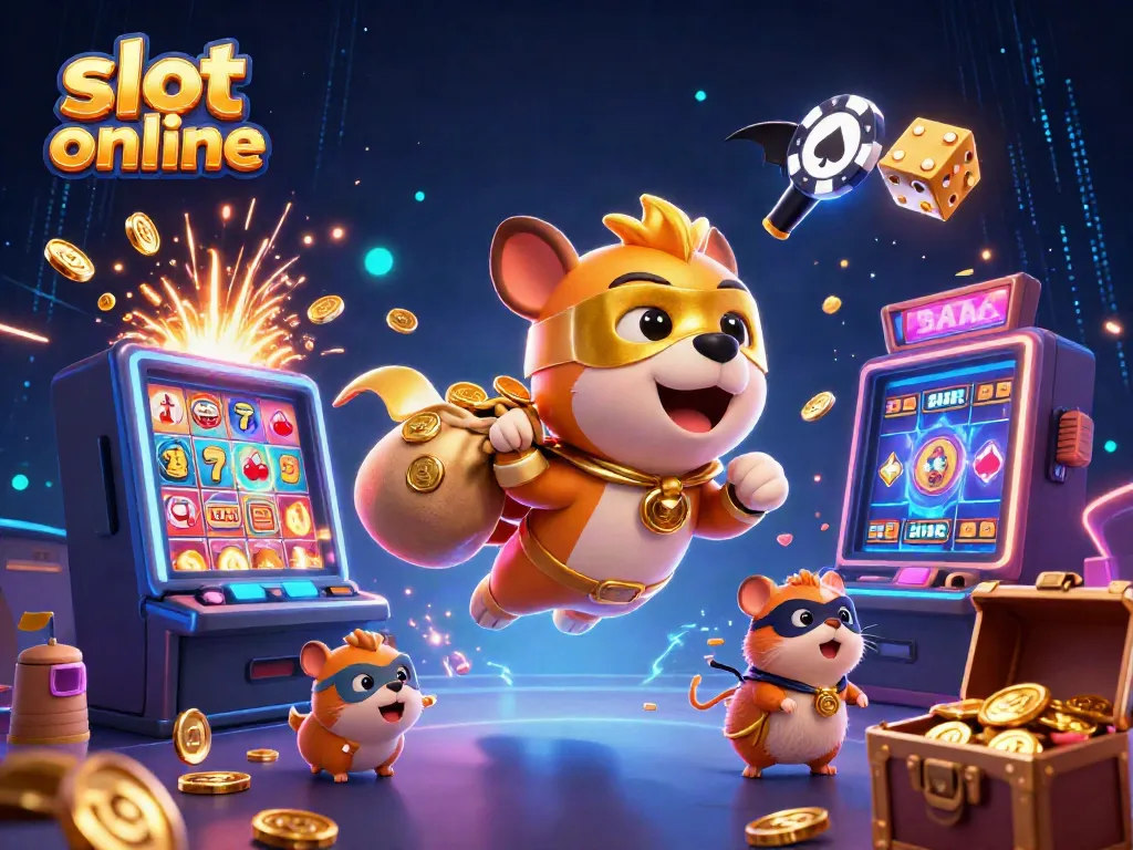 Mainkan slot online dengan keseruan melimpah saat superhero anjing terbang dengan koin emas.