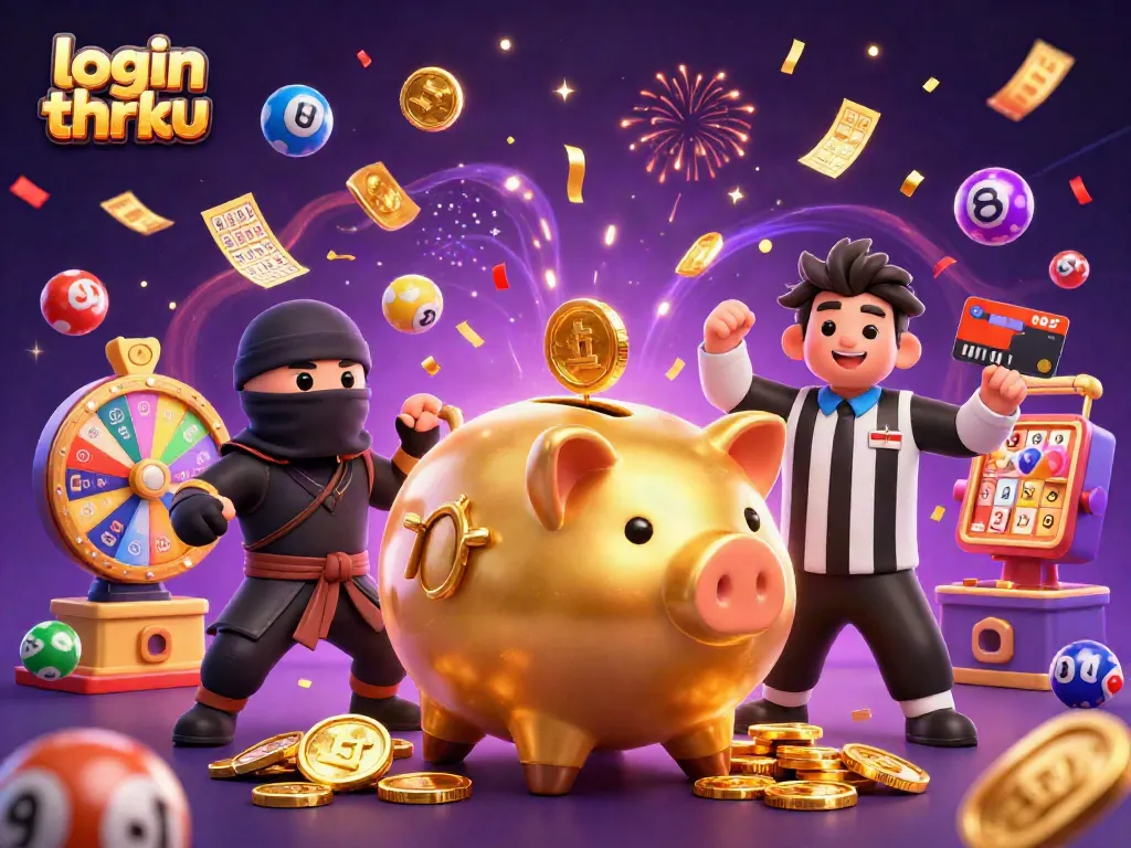 Engage with exciting games on login thrku, featuring vibrant characters and dynamic lottery elements.