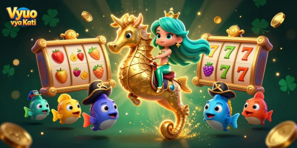 Experience the excitement of Vyuo vya Kati with thrilling slot elements and enchanting characters.