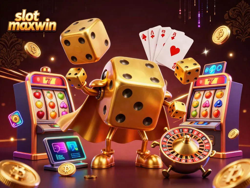 Engage with slot maxwin games featuring dynamic characters and vibrant casino elements.