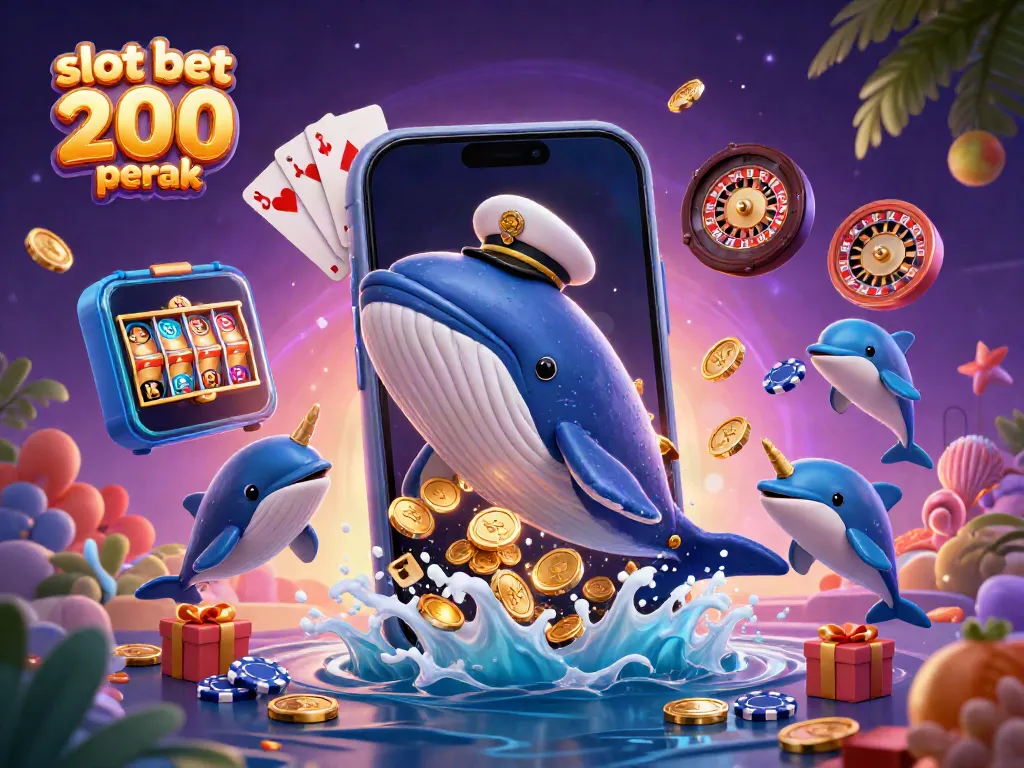 Experience thrilling wins with slot bet 200 perak as the vibrant 3D scene bursts with excitement.