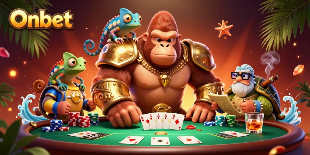Engage with Onbet and its vibrant casino scene featuring dynamic poker elements.