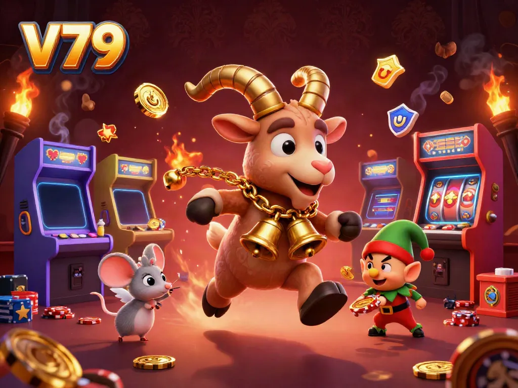 V79 casino - Krampus và bạn bè tham gia vào trò chơi slot thú vị và hấp dẫn.