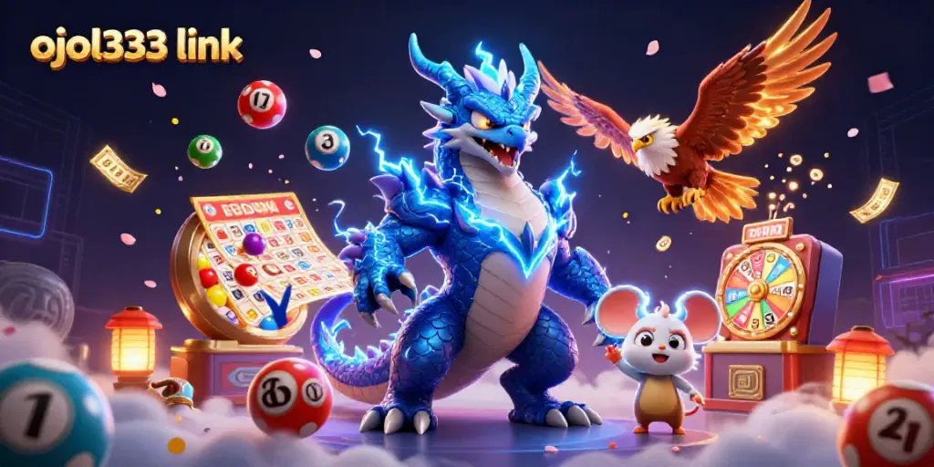Engage with the thrilling ojol333 link experience featuring dynamic lottery visuals and characters.