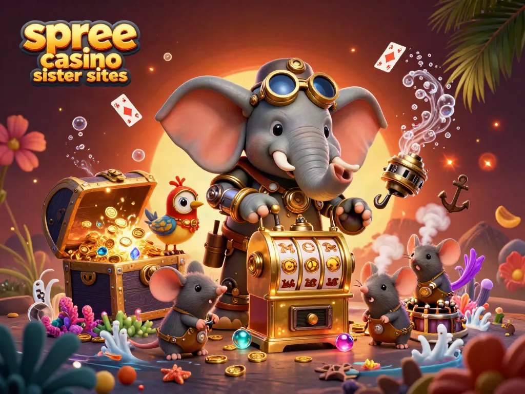 Experience the thrill of sweeping prizes at spree casino sister sites with immersive gaming and details.