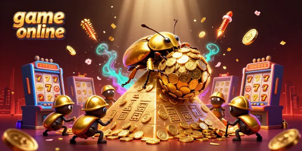 Experience the excitement of game online with vibrant characters and casino elements.