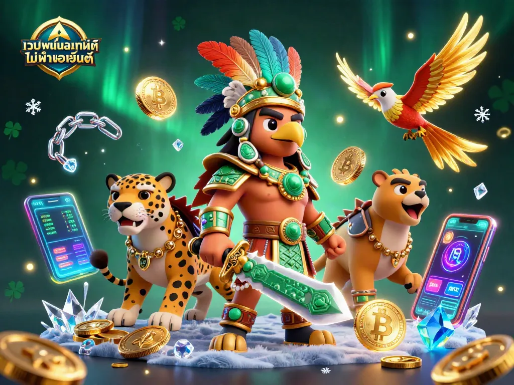 เล่นพนันออนไลน์ ไม่ผ่านเอเย่นต์ กับกลุ่มนักรบอัซเท็กในภาพ 3D สุดพิเศษ