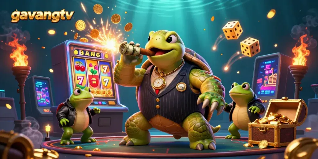 Experience thrilling moments at gavangtv with a vibrant slot machine jackpot explosion.